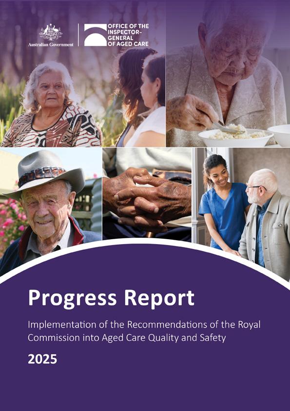 2025 progress report on the implementation of the recommendations of the Royal Commission into Aged Care Quality and Safety