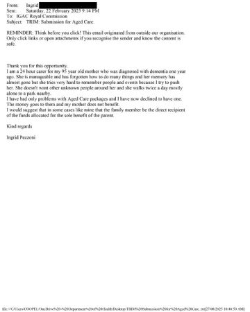 OIGAC 2025 progress report – Submission – I. Pezzoni