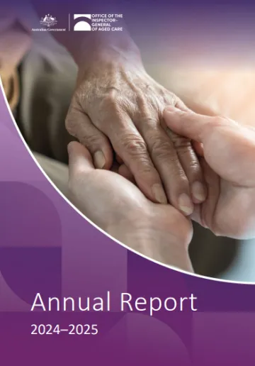 Office of the Inspector-General of Aged Care – Annual report 2024-25